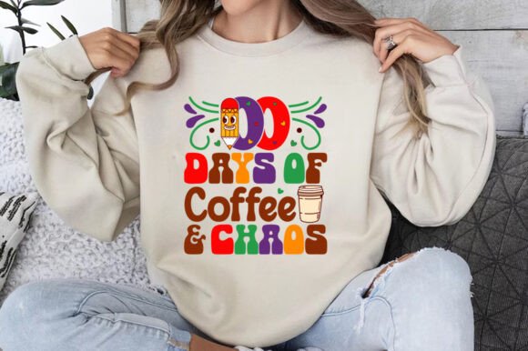 100 Days of Coffee Chaos PNG Graphics