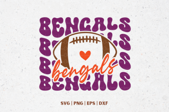 Bengals Football Graphics for T-Shirt Designs