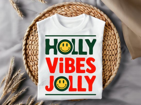 Holly Jolly Teacher Christmas T-Shirt Graphics