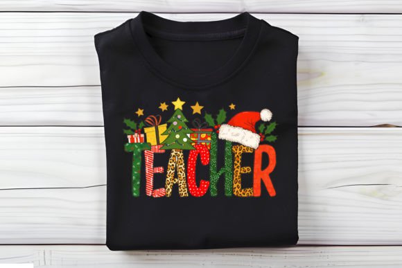 Teacher Christmas T-Shirt Graphics