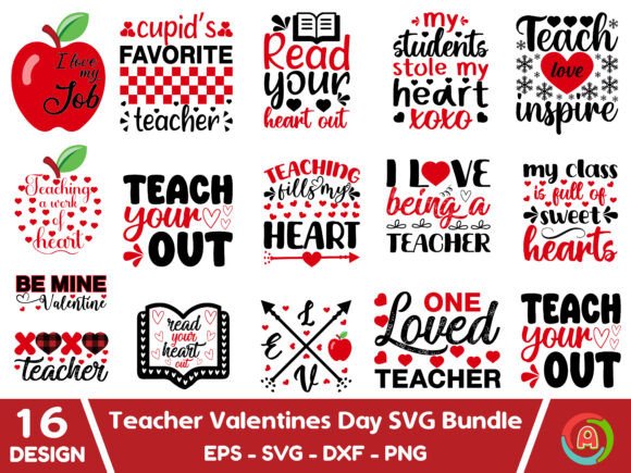 Teacher Valentines Day Graphics